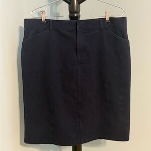 Ralph Lauren Dark Blue Pencil Skirt